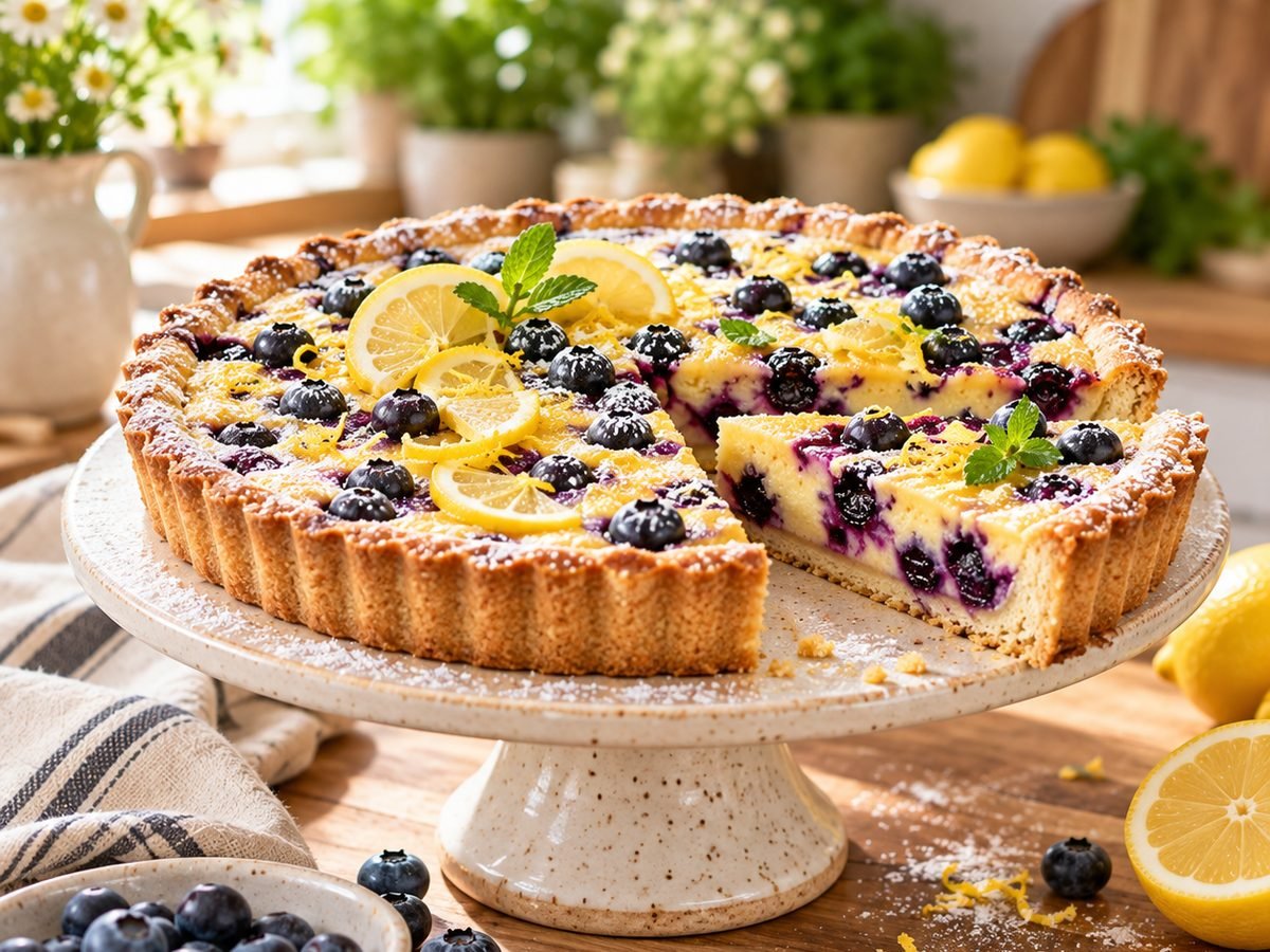 Lemon Blueberry Tart
